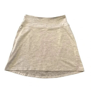 Mondetta Athletic Skirt Women’s S/P Heathered Grey Outdoor Active Knee Length